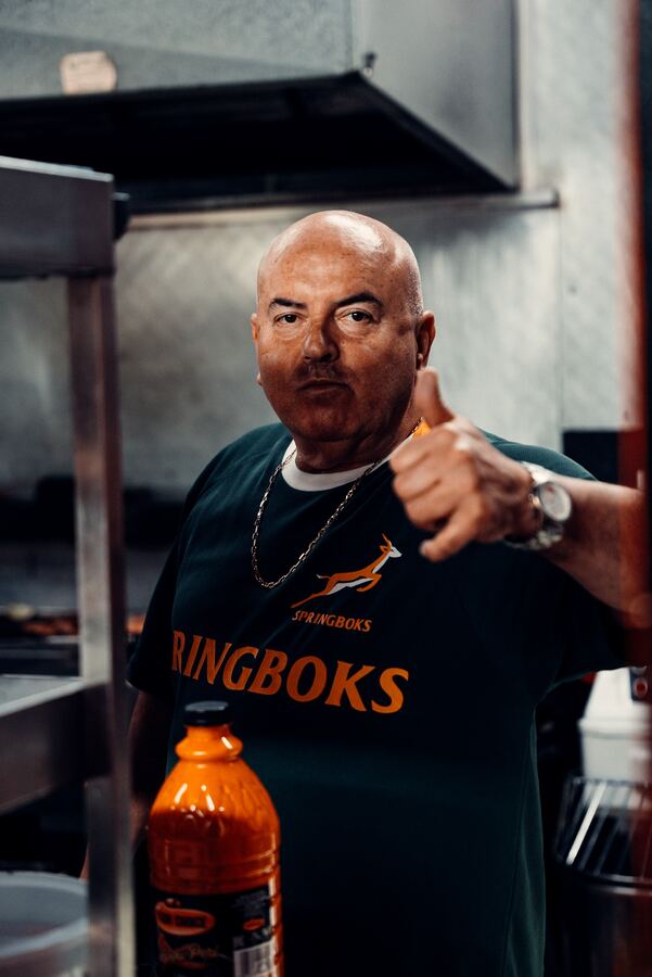 Thumbs up from the Captain's Cabin kitchen